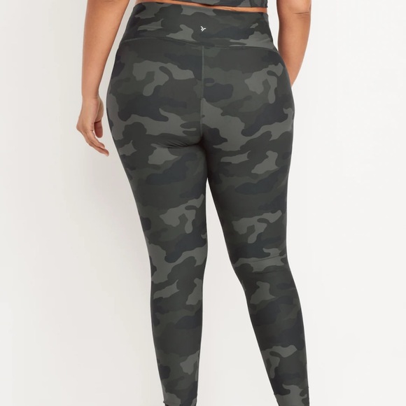 NWT OLD NAVY High-Waisted PowerSoft Full-Length Leggings CAMO SIZE MEDIUM - Picture 6 of 10